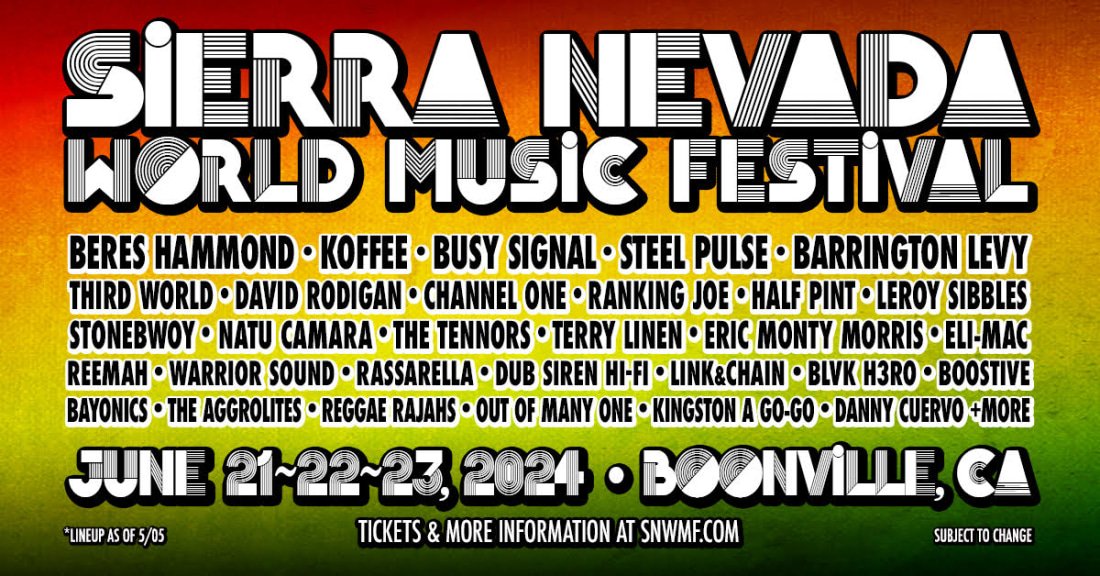 Sierra Nevada World Music Festival announces more artists...Ranking Joe, Eli-Mac, The Aggrolites, more! — Get Tix Here... mynewsletterbuilder.com/email/newslett…