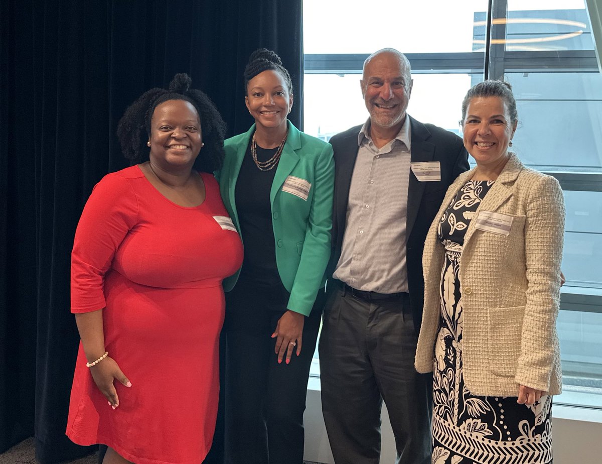 Thanks to fellow panelists Charvonne Holliday Nworu & Tiara Willie @JohnsHopkinsSPH,  Melina Milano @nnedv, & Rachel Vogelstein @WhiteHouseGPC (not pictured)  at the @JHU_GWHGE #EvidenceToAction Igniting Change to End #GenderBasedViolence