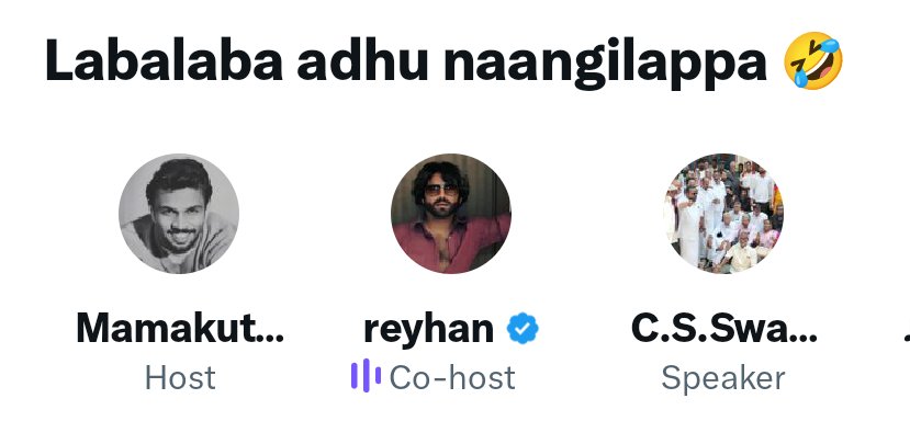Anbudan_Missy's tweet photo. Thanks for entertaining us @AskAatukutti @reyaz @c_pondy ❤ much needed refreshment ❤🩹💯
#SingingSpace https://t.co/2zcdZ4CYJF
