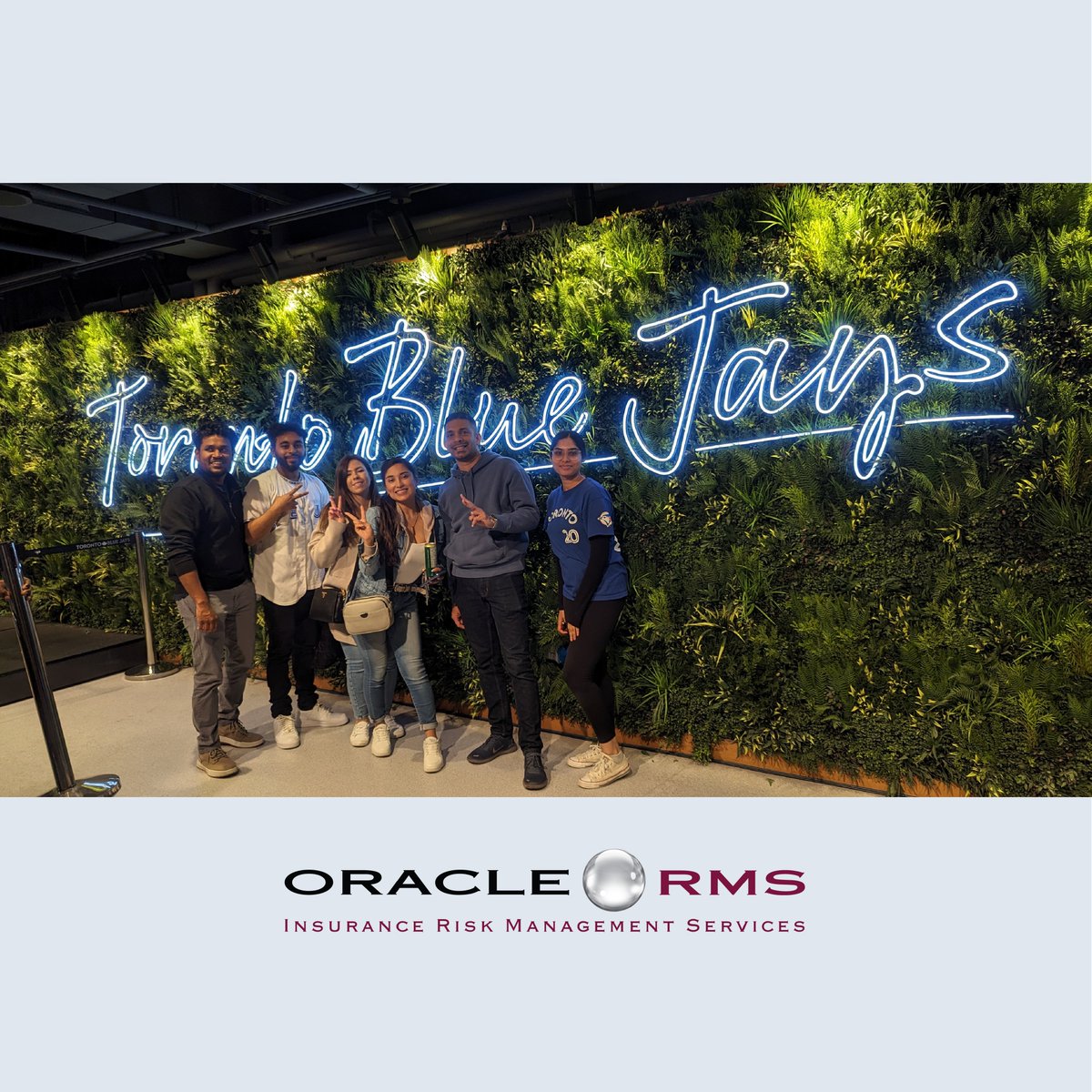 OracleRMS's tweet image. Our Personal Lines team looked great at the Blue Jays game last week! Take a look at some of the great pictures from the outing.