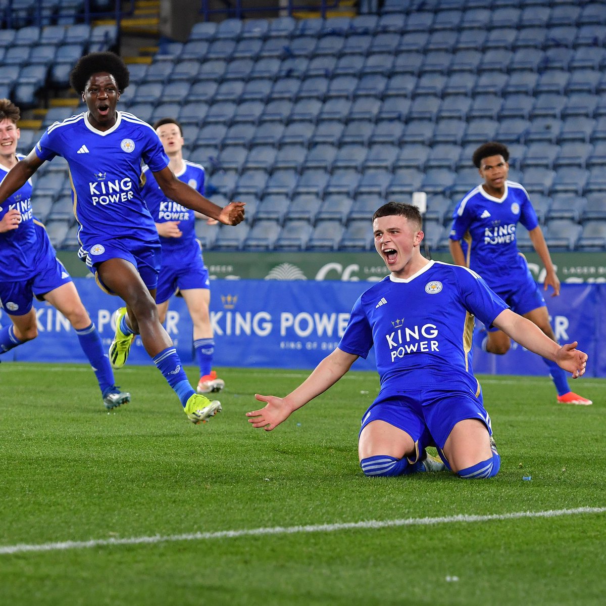 LCFC's tweet photo. Late drama on Filbert Way! 🤩

Jake Evans wins it for City's Under-16s deep into extra-time 🏹 https://t.co/0nO4nvHnJu