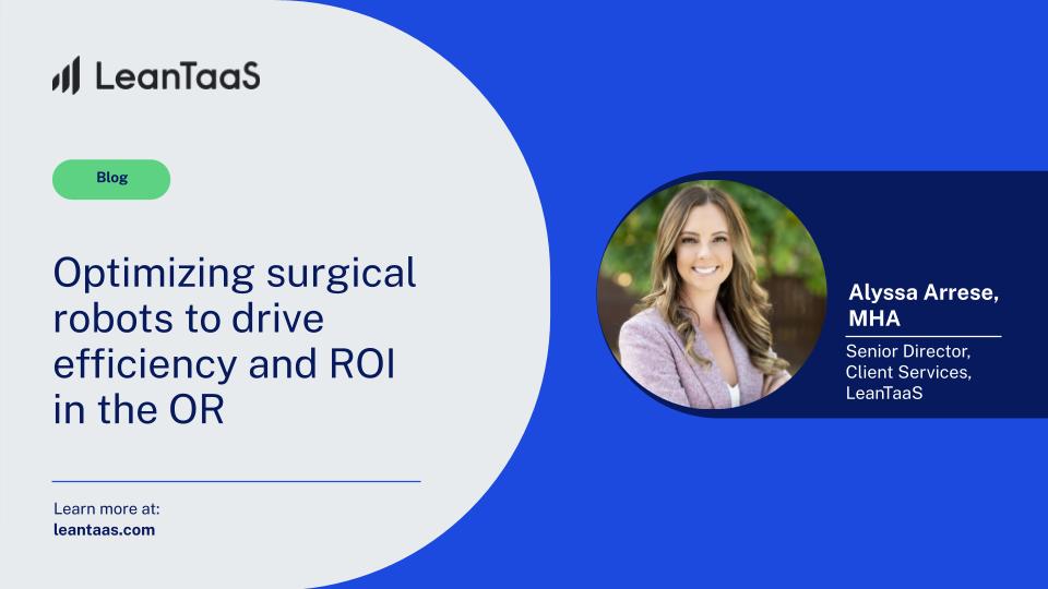 Introducing our latest insights: Optimizing Surgical Robots to Drive OR Efficiency and ROI. Explore how we're uncovering new ways to reshape the future of surgery in our newest blog post. Dive in now! bit.ly/4bkkYSt