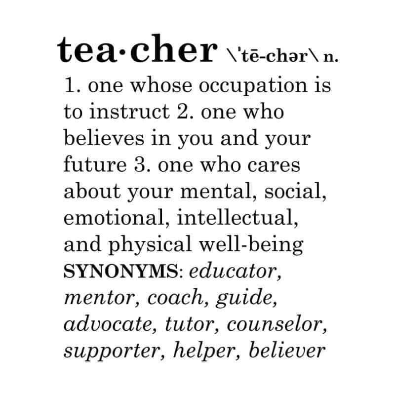 Thank you teachers! 🧡