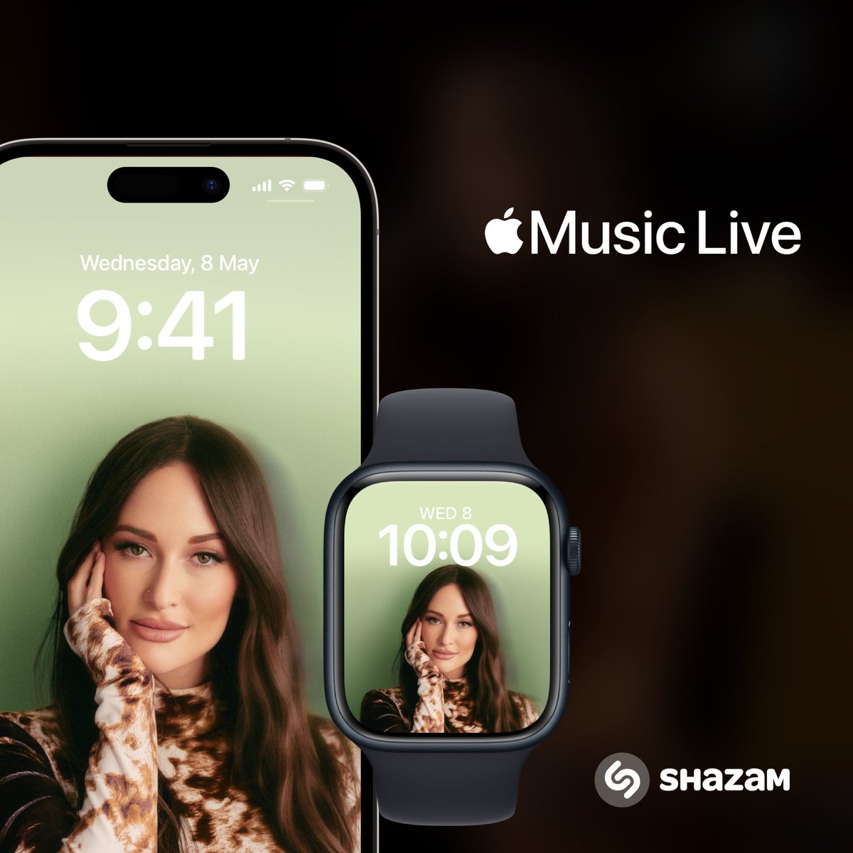 .@KaceyMusgraves is hitting the #AppleMusicLive stage soon! Download wallpapers for your phone and save the concert to unlock bonus content after the show: apple.co/KaceyMusgraves…