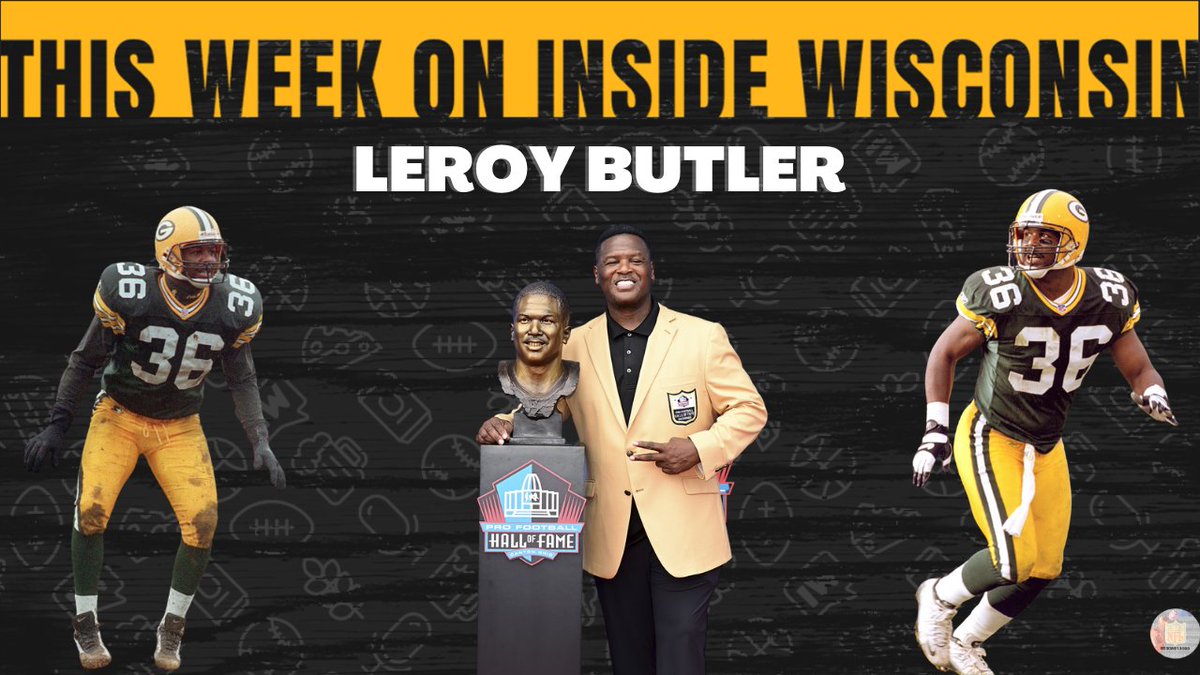 🏈 This week on The Inside Wisconsin Show, we catch up with an absolute legend: @NFL Hall of Famer and Green Bay @packers icon Leroy Butler (@leap36)! Thursday! YouTube.com/InsideWisconsin & wherever you catch podcasts. cc: @LeapSpirits @Leap36Podcast