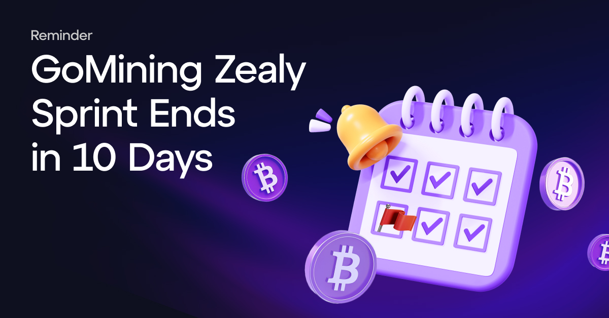 Only 10 days left to join our Engage & Earn Campaign on Zealy! 🕒 Act fast to secure your chance at 1,500 $GOMINING and unique NFTs—campaign ends on May 17, 2024! 🌟 Join here 👉 zealy.io/cw/gominingcom… #GoMining #NFTs #Giveaway #Mining #Sprint