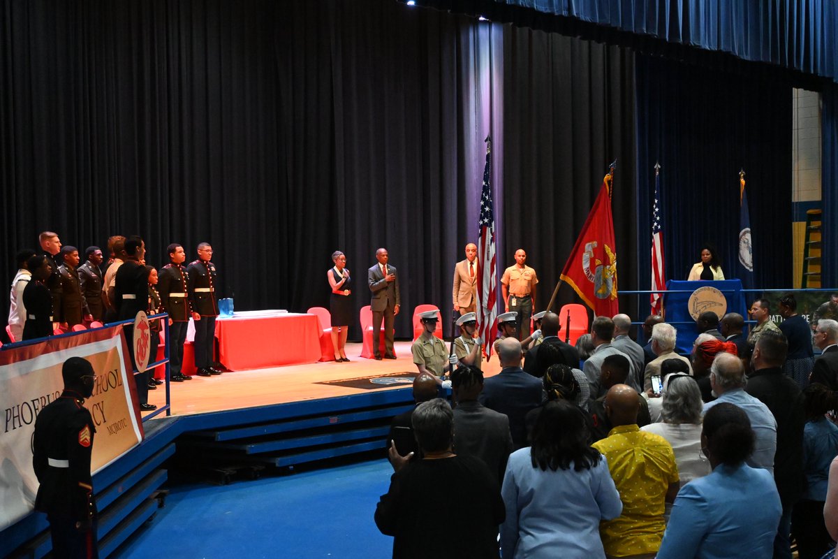 Last week, I was honored to speak to Junior Reserve Officers’ Training Corps (JROTC) graduates from Phoebus High School who received full-ride scholarships totaling over $2 million! Congratulations to these bright scholars who are the future of our nation!