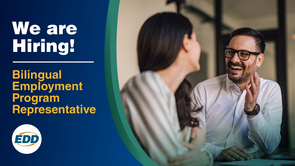 Do you have a passion for helping people and enjoy working with a diverse population? Join our team! We are hiring a bilingual Employment Program Representative in Santa Barbara. 👉 Apply by May 8: bit.ly/BilingualEPR #CAJobs #EDDlife #Hiring
