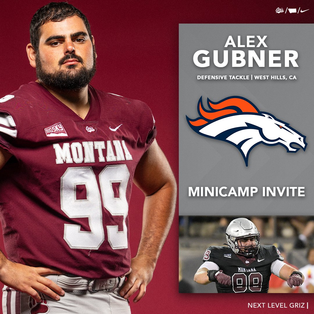 The @Broncos are getting a dawg! Good luck @ajgubner! 👏 #GoGriz // #NextLevelGriz