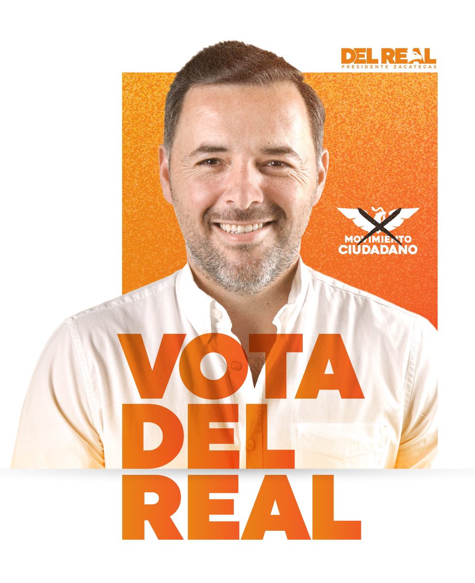 Este 2 de Junio, vota por lo REAL. Vota por lo NUEVO. 🍊👊🏻

Lo Nuevo Es Real ¡Juan Del Real Presidente de Zacatecas!🍊
•
•
•
#LoNuevo #LoNuevoEsReal #DelRealPresidente