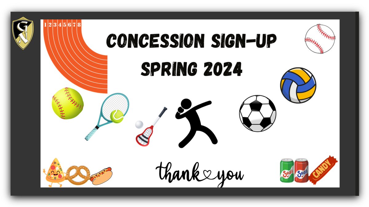 📢Hi!🙂We are still in need of Concession volunteer's for the rest of the Spring sports season!  tinyurl.com/2n4jv2jy 
PLEASE SHARE! #GoKnights #KnightsNation #KnightsPride  🖤💛