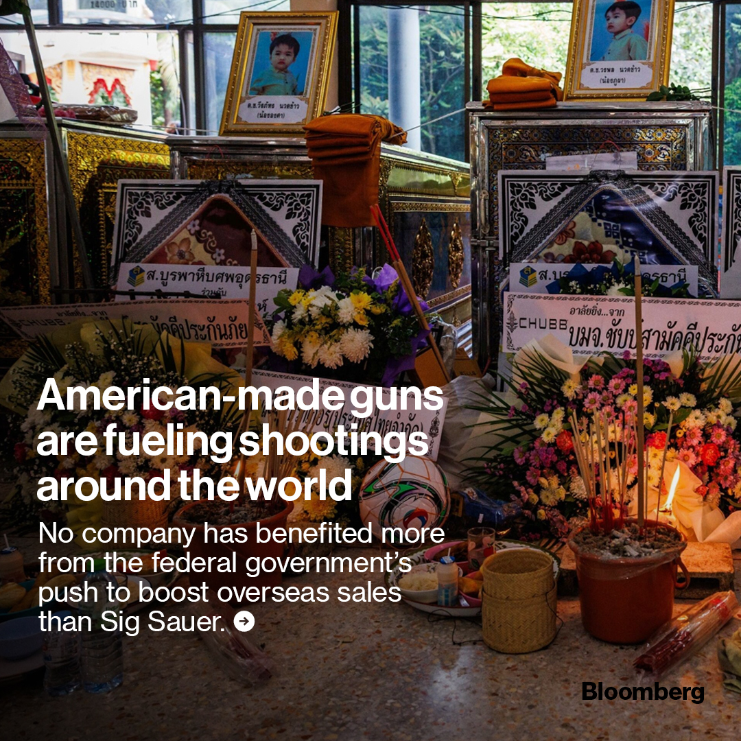 Bloomberg is honored to be a 2024 Pulitzer Prize finalist for our investigative reporting on how the US government aided the global spread of gun violence. Read our story here: trib.al/rBkN42w