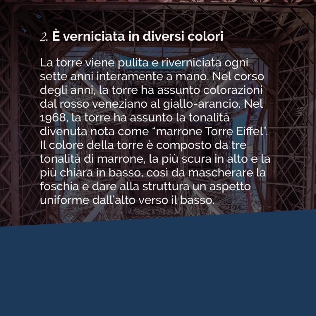interpretiaiic's tweet photo. Il 5 maggio del 1889 la Tour Eiffel apre le sue porte!
👏 Tre curiosità sull’inconfondibile simbolo della Ville Lumière.

#aiicItalia #aiic #1nt #xl8 #interpretariato #interpreting #conferenceinterpreting #internationalinterpreters #proterps #thatswhyaiic #toureiffel https://t.co/DWau6qubBs