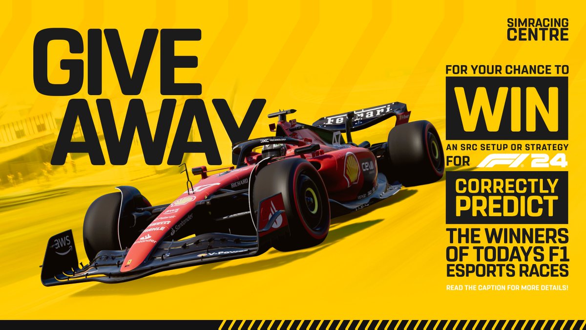 GIVEAWAY!!!!

Win an F1 24 setup or strategy of your choice by replying to this tweet with:
Mexico Race Winner
Brazil Race Winner

Good luck!!!