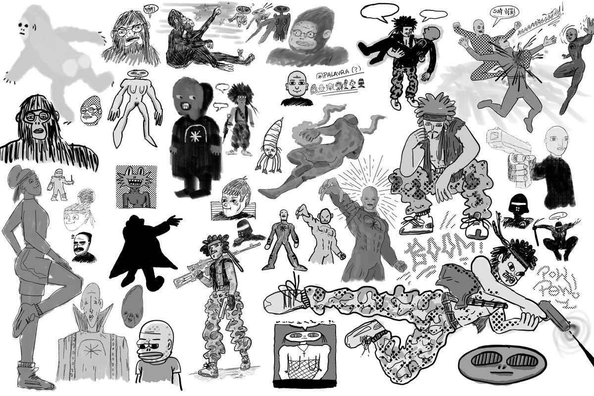 After a loooong time without even considering making comics again, I'm working on a new project :)