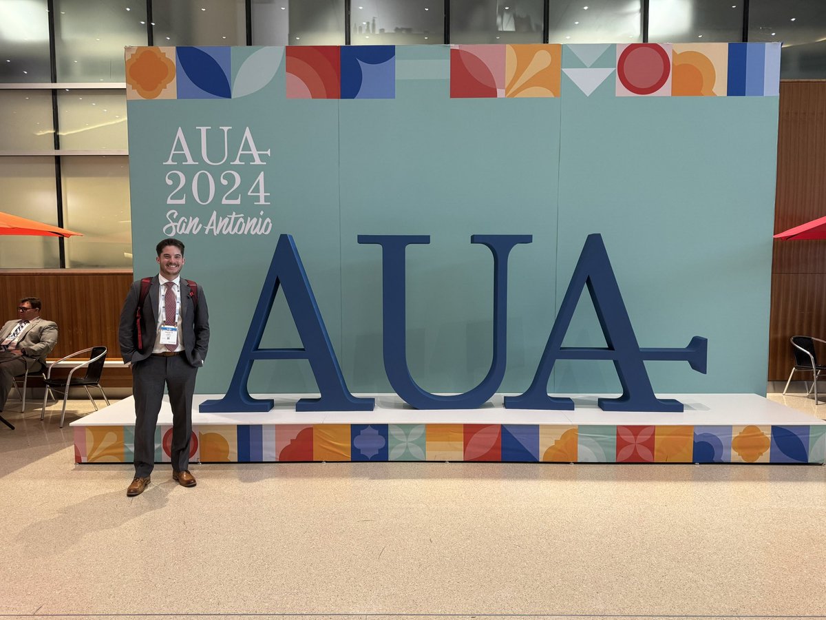 Aden Swayze (@adenswayze) on Twitter photo 2 posters and 1 podium later, my first #AUA is in the books! Feeling grateful to spend the weekend around so many inspiring people.
Special thanks to <a href="/Nassau_MD/">Daniel Nassau</a> and <a href="/DMTbaum/">Daniel Tennenbaum 🎗️</a> for the pre-presentation pep talks and support over the last few days🤝🏼 2 posters and 1 podium later, my first #AUA is in the books! Feeling grateful to spend the weekend around so many inspiring people.
Special thanks to <a href="/Nassau_MD/">Daniel Nassau</a> and <a href="/DMTbaum/">Daniel Tennenbaum 🎗️</a> for the pre-presentation pep talks and support over the last few days🤝🏼