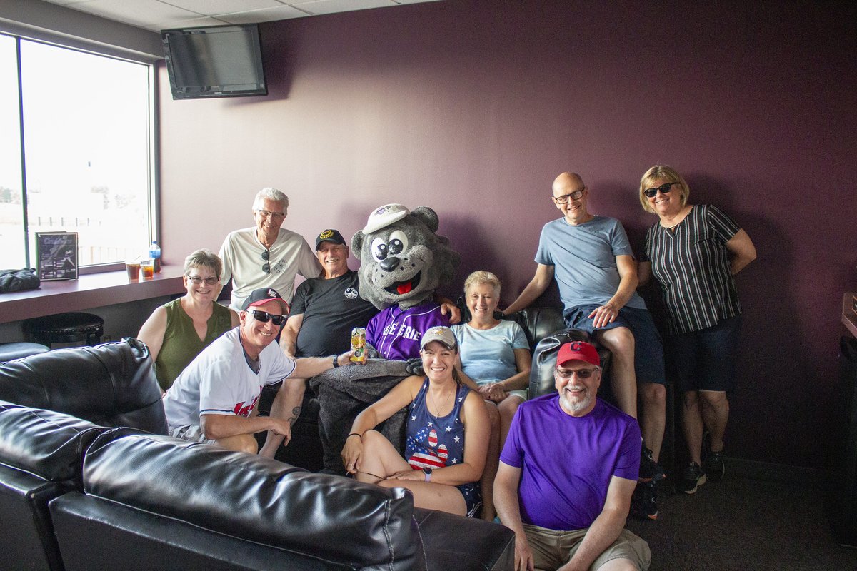 Book your next group outing with the Crushers! We offer multiple private group areas, as well as discounted seating bowl tickets!  Call 440-934-3636 to book with a Crushers representative🍇