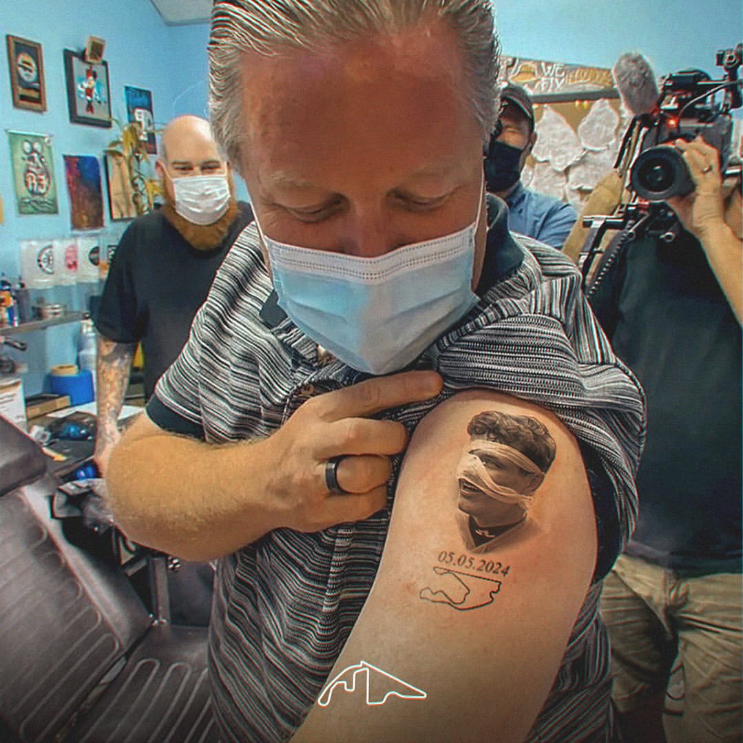 Zak Brown's new tattoo