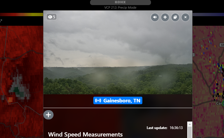 ArlanKels's tweet image. #RadarOmega showing what might be a tornado on the ground via their cycloneport out of Gainesboro in #tnwx

#tornado