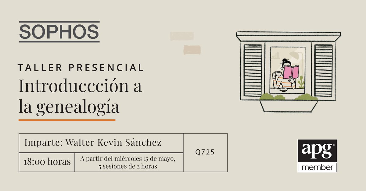 Descubra sus raíces y aprenda a trazar su historia familiar con este taller introductorio de genealogía con Walter Kevin Sánchez. 🌿 Los esperamos los miércoles a partir del 15 de junio a las 18:00 horas. Inscríbase en: bit.ly/44v6tc1