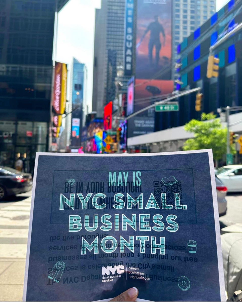 TimesSquareNYC's tweet photo. Happy #NYCBIDday part of NYC Department of Small Business Servicesโs #SmallBusinessMonth! We are thrilled to join the 75 other Business Improvement Districts today to celebrate the work we do to make New York City the greatest city in the world!
#NYCBIDs #BIDday #smallbiz https://t.co/M6xf9X8dcy