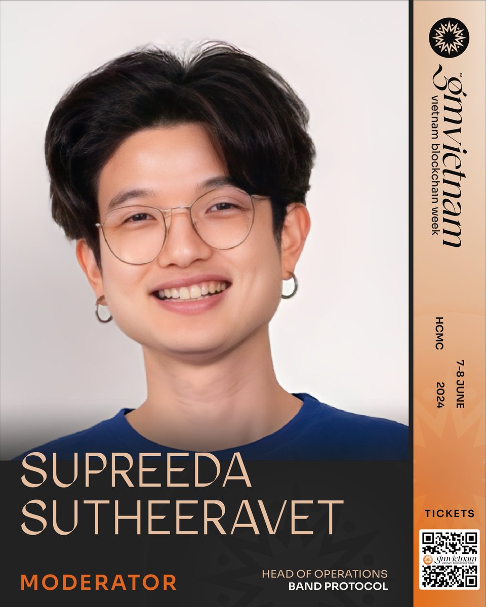 We're excited to have Supreeda Sutheeravet, Head of Operations at @BandProtocol, as our moderator to discuss about Real World Asset at #GMVN2024. Get ready to uncover the bridges between real yields and DeFi innovation! 🌐💼 🎫 Book your spot: gmvietnam.io/get-tickets