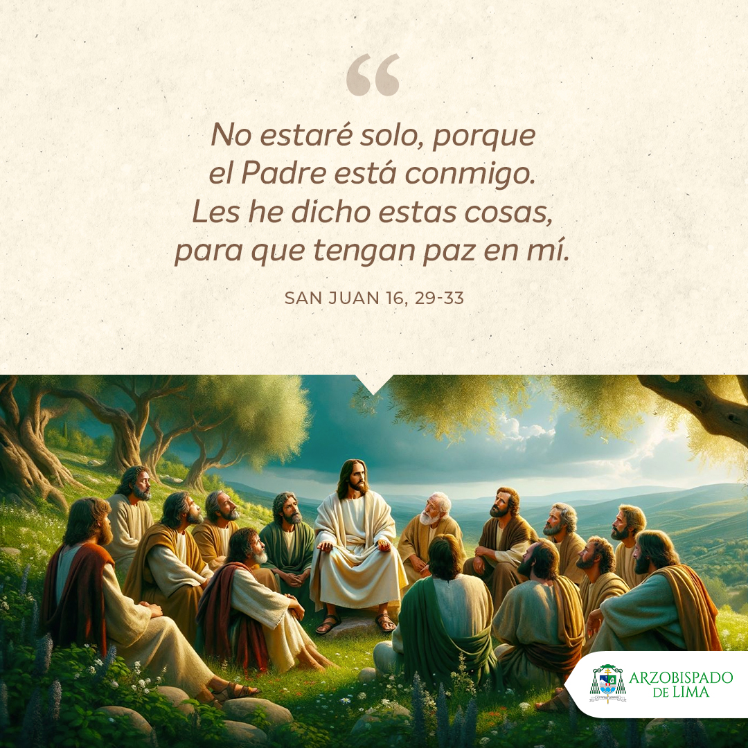 #EvangelioDelDía 📖
Hoy lunes, meditemos el Evangelio según San Juan 16, 29-33 🙏
#PalabradeDios 
#TiempodePascua