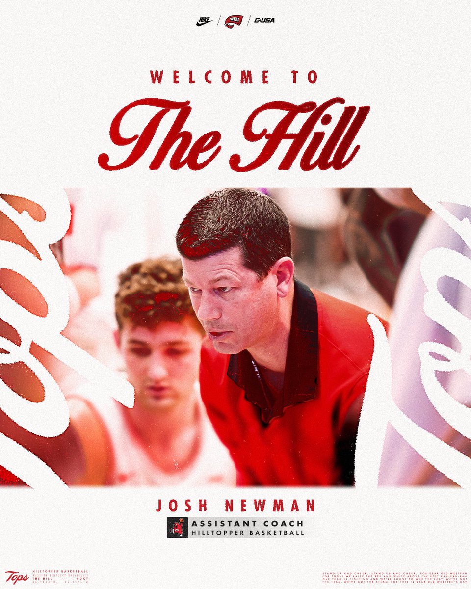 𝙏𝙊𝙋 𝙣𝙤𝙩𝙘𝙝 👏 Join us in welcoming @Coachjnewman to 𝙏𝙝𝙚 𝙃𝙞𝙡𝙡❗️ 🔗 goto.ps/3QA0j4y #GoTops