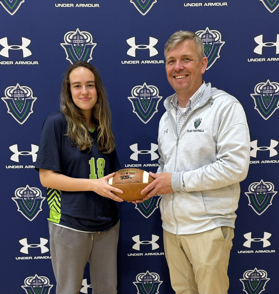 Great official visit today with Eva Torrado from Williamsville North High School.