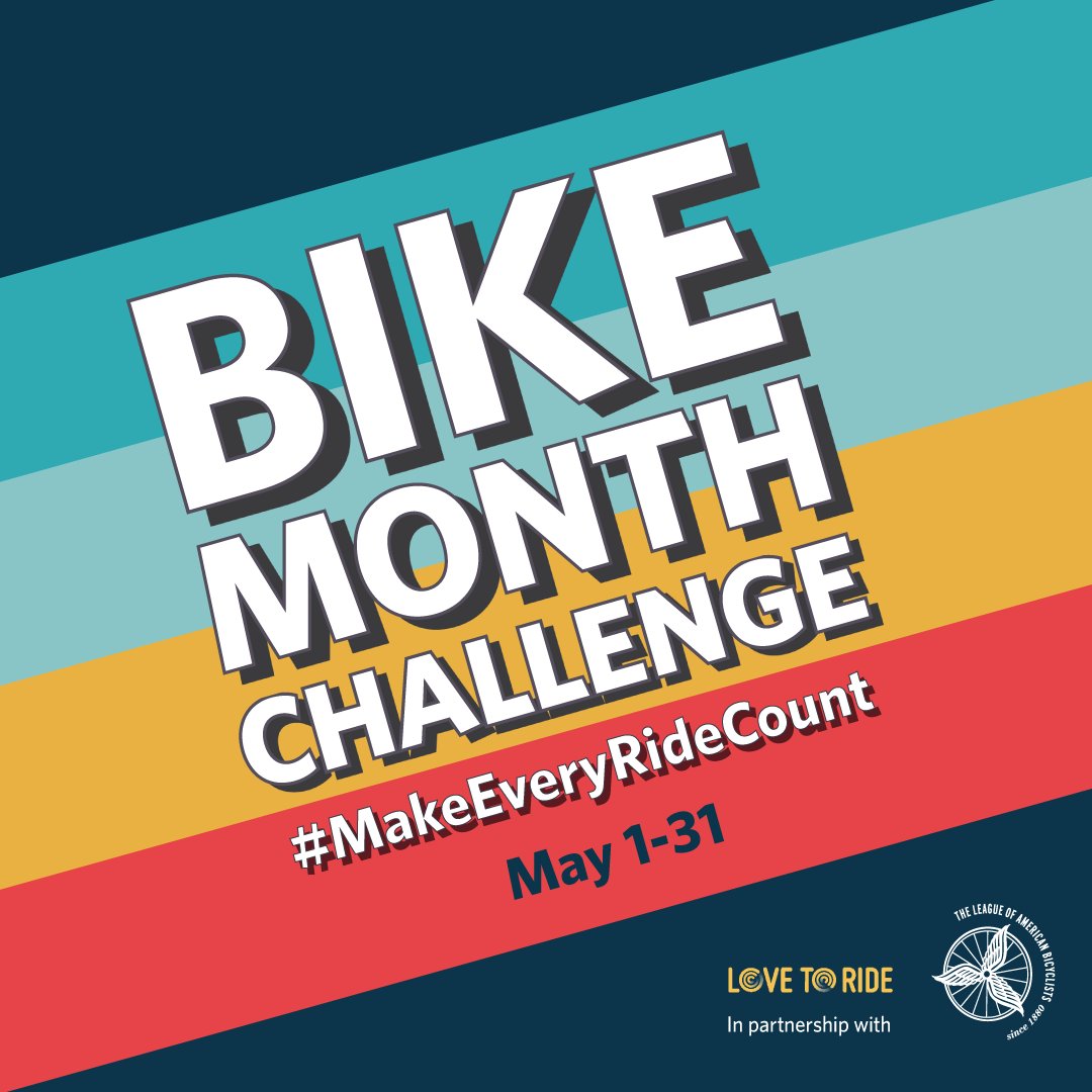 May is National Bike Month and you can join the Palm Beach TPA in the Love to Ride Challenge! Log your rides with the Love to Ride app as part of the initiative to #MakeEveryRideCount. Download the app or visit LovetoRide.net to get involved! #BikeMonth