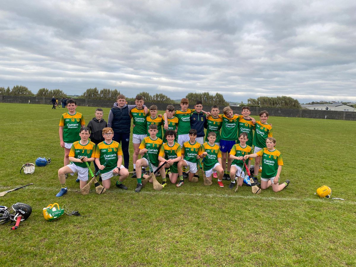 Well done to our u13s who had a comprehensive victory over Banner this evening in Lahinch. The lads have now 2 wins from 3 games with a further 3 group games to be played.

Hard luck to our Junior As who lost out narrowly to Scariff yesterday on scoreline of 1-20 to 1-14