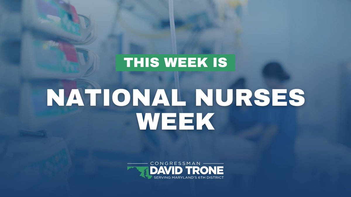 During #NationalNursesWeek, we thank the amazing nurses who work around the clock to provide Americans with top-notch health care. The work you do to save and improve lives will always be appreciated.
