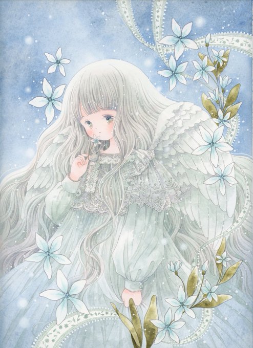 「天使 花」のTwitter画像/イラスト(新着)｜5ページ目