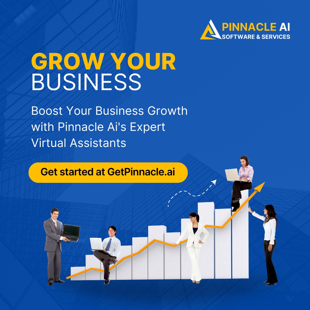 Need a skilled assistant who can help manage projects, schedule appointments, and answer customer inquiries? 🗯️ 

Our vetted virtual assistants are ready to seamlessly integrate into your team! ✨

#ScaleYourBusiness  #ExpertSupport  #PinnacleAi