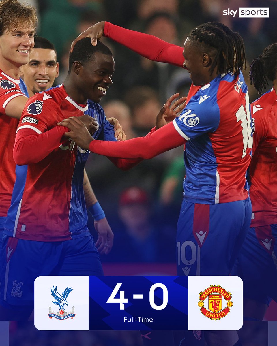 Crystal Palace dismantle Manchester United at Selhurst Park 💥