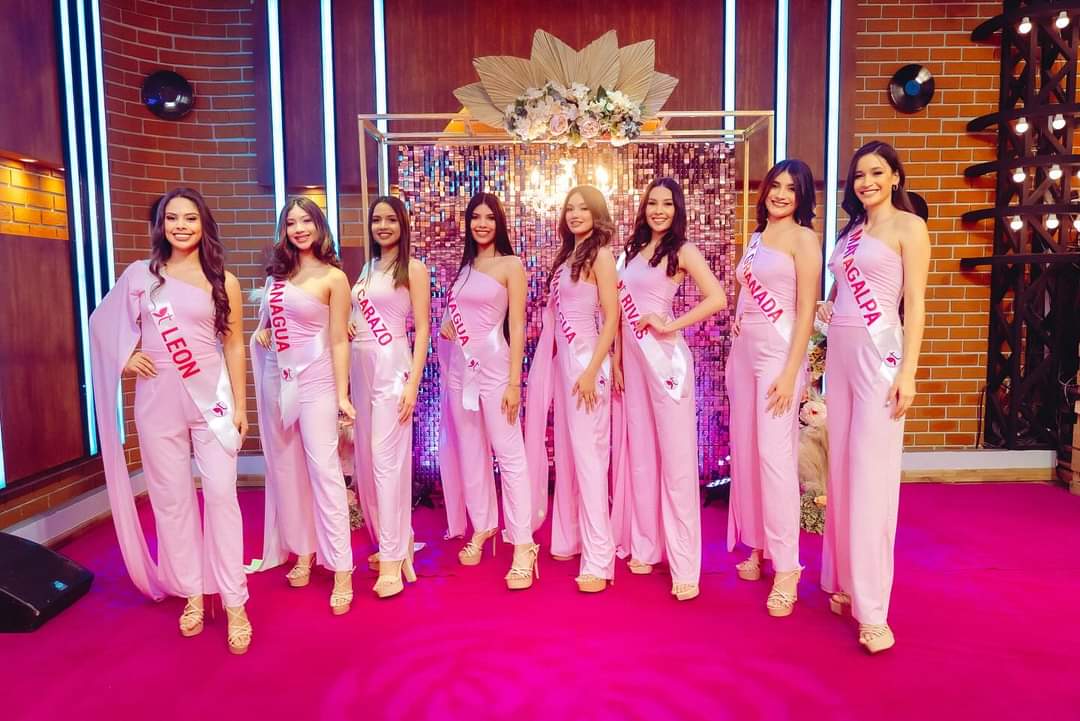 La organización de Miss Teen #Nicaragua presentó a las 16 candidatas para la edición 2024. #4519LaPatriaLaRevolución