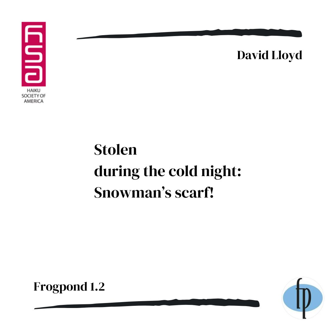 Here's a #haiku from our second issue 1.2, from 1978, by David Lloyd.

Let us know what you think, #readers.