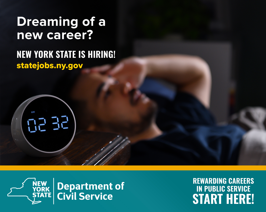 Dreaming of a new career? New York has positions for nearly every interest and skill. If you're ready to find a rewarding career, check out statejobs.ny.gov. #JobSearch #PublicServiceCareers #NYSjobs #RewardingCareers