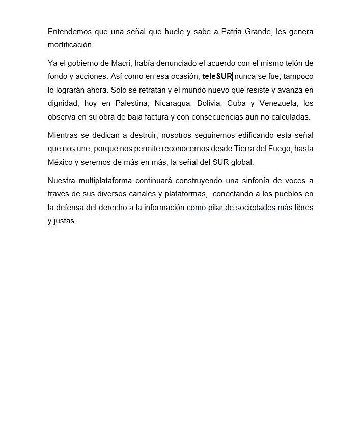 #EsNoticia🔴 La censura mediática se apodera de Argentina.

#06May
#PatriaSeguraConNico