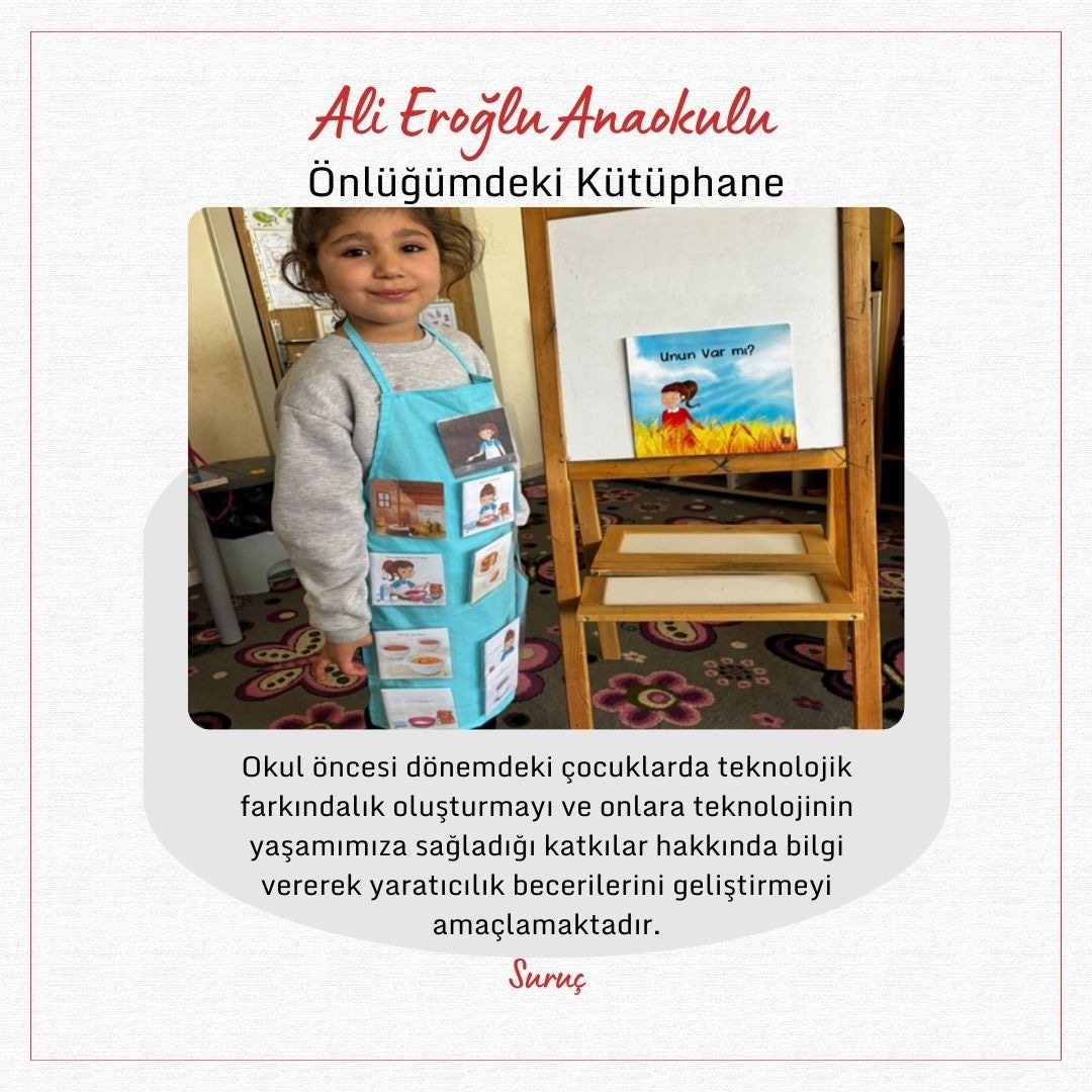 🔴Başarıyı İzleme ve Geliştirme Projesi (#BİGEP) kapsamında, Nisan ayında fark oluşturan ve özgünlüğü tespit edilen iyi uygulama örnekleri… 📍Suruç Ali Eroğlu Anaokulu
