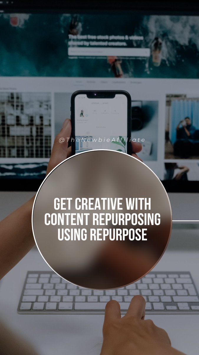 Explore innovative ways to repurpose your content and reach a wider audience with Repurpose. Start your free trial and unleash your creativity today! #ContentCreativity #AudienceEngagement

thenewbieaffiliate.com/unlocking-succ…

#AffiliateMarketingAutomation #AffiliateMarketingTips #SideHustle
