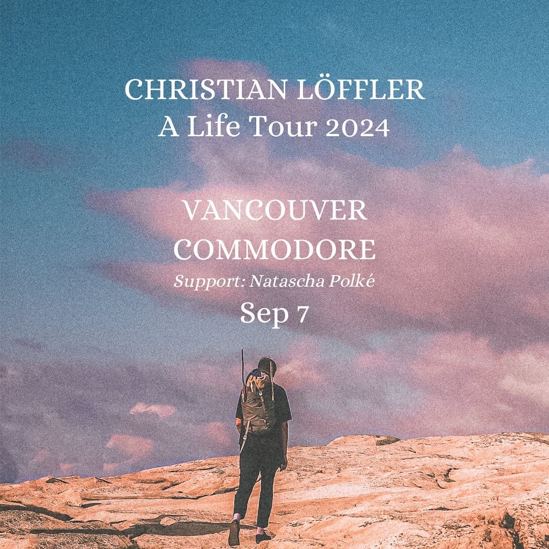 JUST IN: We are excited to announce that Christian Löffler will be here on Saturday, September 7th with Natascha Polké! Tickets are now on sale: bit.ly/3UMgJcS