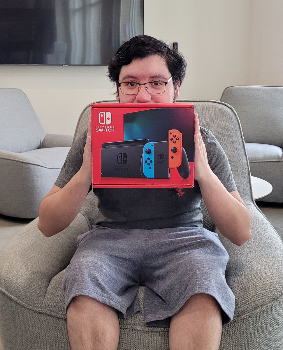 We showed off the TV we'll be giving away soon, but what more could we have for grabs? A Nintendo Switch, for sure! We'll be hosting a block party in a couple weeks, so keep an eye out for more information! #TheBenjaminLofts #ShowMeTheBenjamin #Spring2024 #CheneyWA
