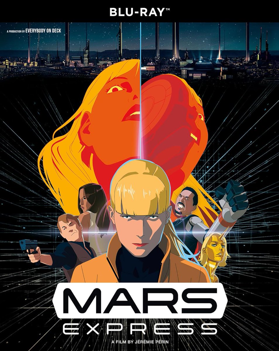 [USA] Reminder: "Mars Express" animated movie by Jérémie Périn is now in theaters.
And the american Blu-ray is also coming very soon (next month).
Pre-orders &gt;&gt; amzn.to/4afbsid