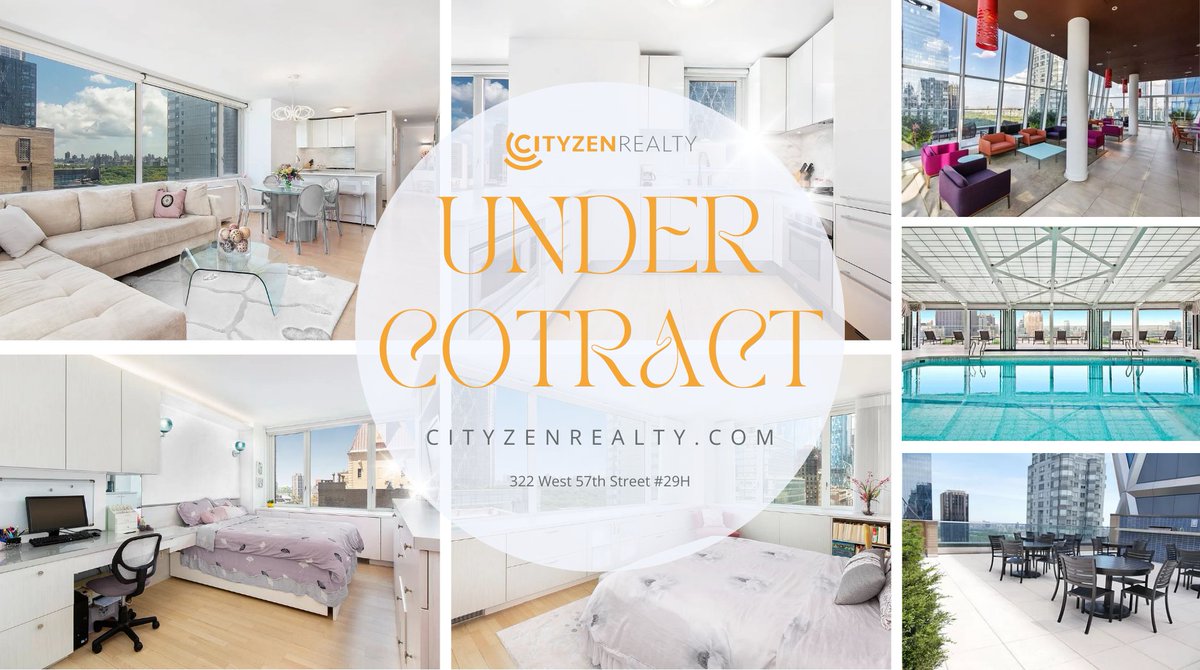 📢 Hot off the market! 🔥322 West 57th Street #29H is now under contract. This exquisite double corner apartment offers breathtaking views of Central Park and with three bedrooms and three bathrooms, it's truly exceptional.#CityZenRealty #UnderContract #NYRealEstate #NewYorkCity