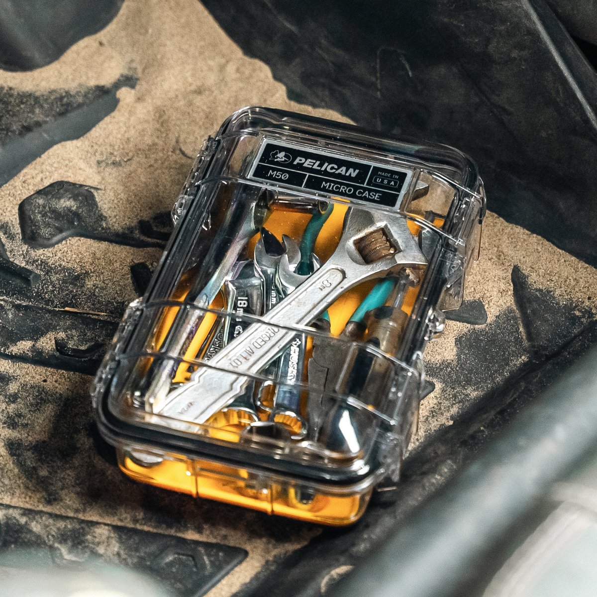 Built to protect your compact essential items while on the go. The Micro Case series is waterproof, crushproof, and dustproof and comes with a lifetime guarantee, ensuring your gear is protected in any terrain. #pelicanproducts #builttoprotect