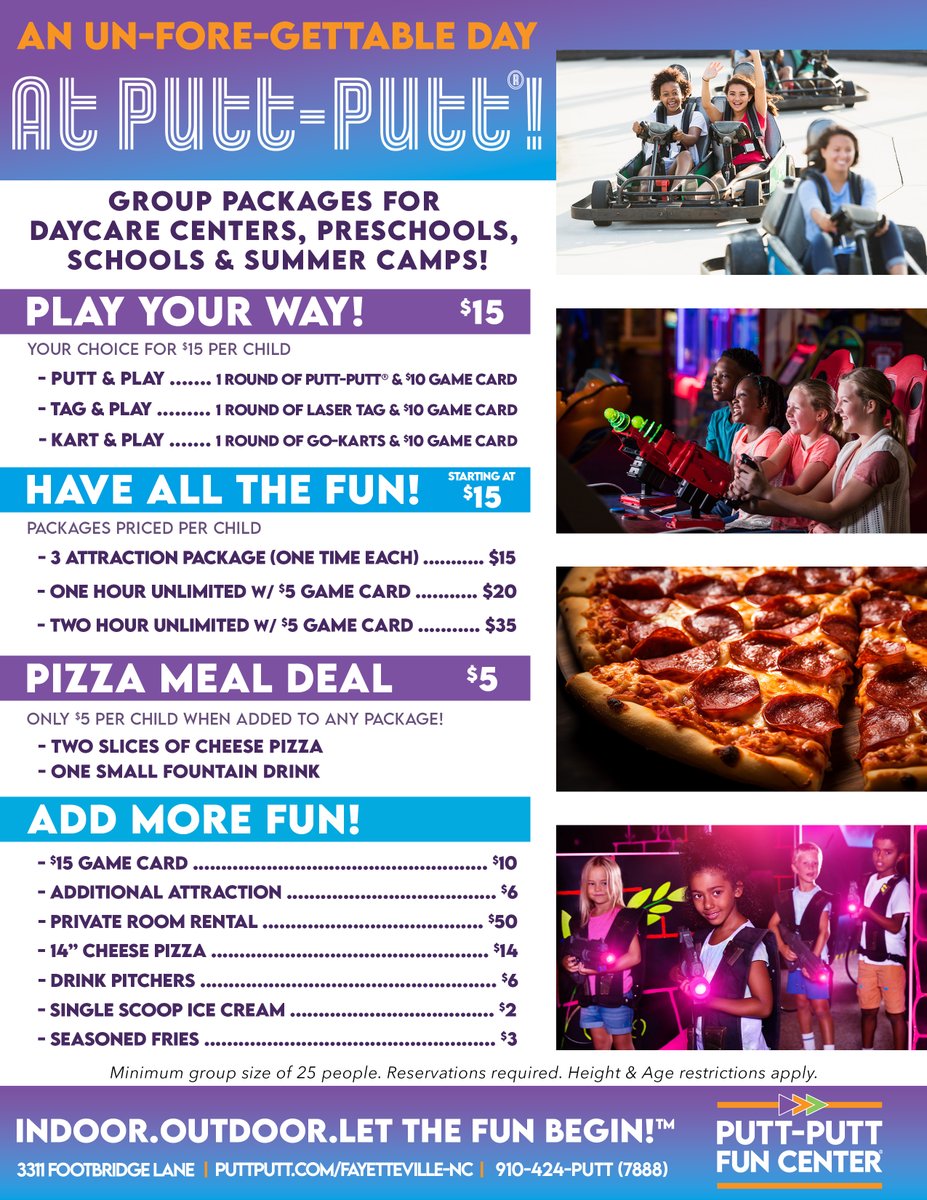 Putt-Putt Fun Center Fayetteville tweet media
