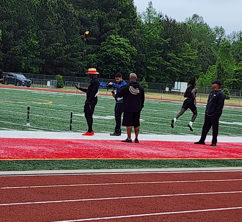 Timing the 40 with a stopwatch typically results in a faster time.  Why?  The person timing presses the stopwatch button AFTER the athlete starts to run. How long after depends on many factors; however, it is never consistent.  We have published papers on this topic. Making the