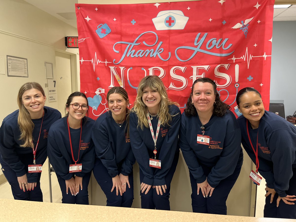 Happy #NationalNursesWeek to our amazing nurses! They play a pivotal role in providing exceptional care for our patients and their families. Our nurses elevate our standard of care, and we appreciate their hard work and dedication! @WeillCornell @nyphospital #thankyou #nurses