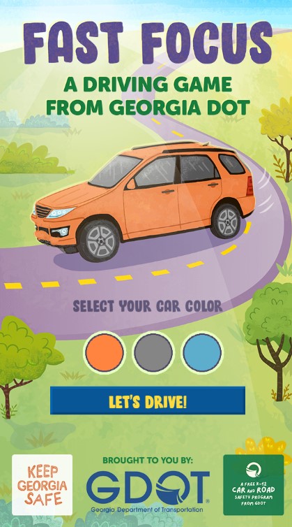 Wanna play a fun game and test your driving knowledge? Play Fast Focus and see how well your skills match up against others. Click here to play dot.ga.gov/.../Virtual...… #Learningisfun #driversafety #gdotne